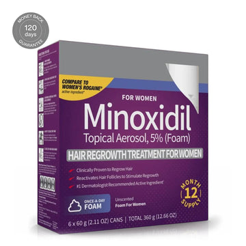 Minoxidil Schuim 5% Voor Vrouwen
