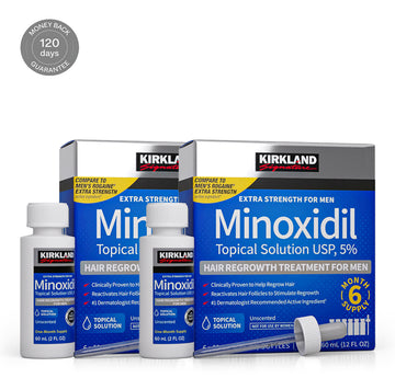 Minoxidil Lotion 5% 12 Maanden Voor Mannen