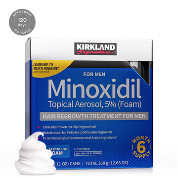 Minoxidil Schuim 5% 6 Maanden Voor Mannen