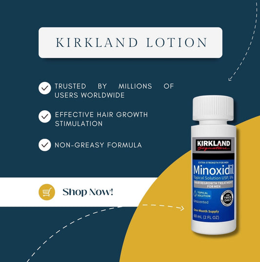 Kirkland lotion 5% 6 months for men