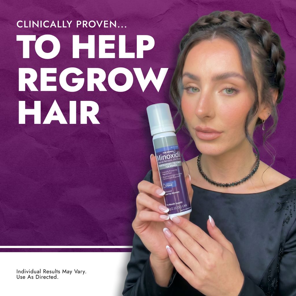 Minoxidil Schuim 5% Voor Vrouwen
