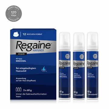Regaine Schuim 3 Maanden 5% voor Mannen