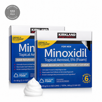Minoxidil 5% Schuim 12 Maanden Voor Mannen