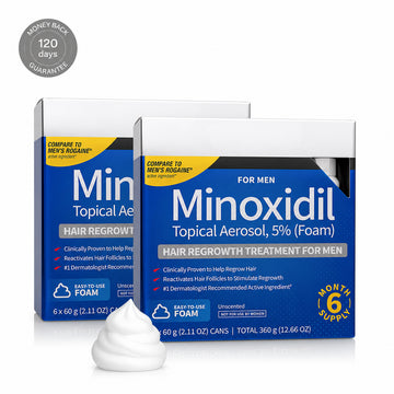 Minoxidil 5% Schuim 12 Maanden Voor Mannen