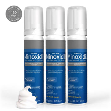 Minoxidil Schuim 5% 3 Maanden Voor Mannen