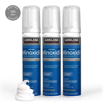Minoxidil Schuim 5% 3 Maanden Voor Mannen